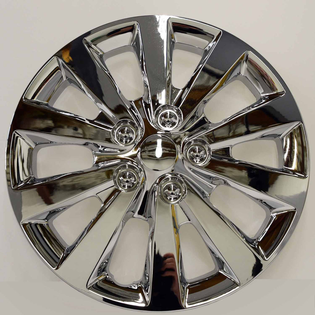 Coast to Coast Wheel Cover 16 Inch 10 Spoke Chrome Plated Set Of 4
