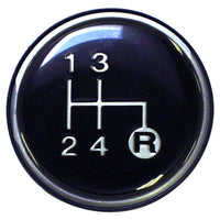 4-Speed Shift Knob Insert for 1980-86 CJ, SJ, J-Serie, XJ w/ T4 or T170 Trans.