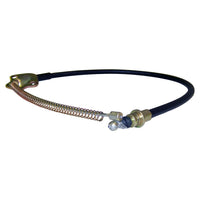 Left Rear Parking Brake Cable for 76-78 Jeep CJ-5, CJ-7 w/ 11" Brakes; 30.5"