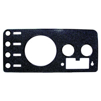 Dash Overlay Panel for 76-86 CJ-5, CJ-7, CJ-8; Black Textured, w/ Radio Opening