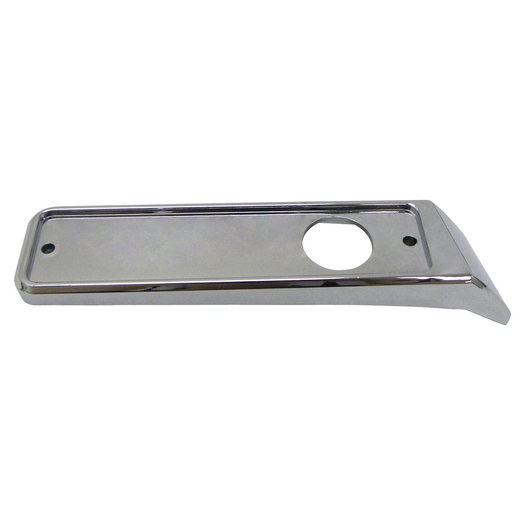 Left Front Side Marker Lamp Base for 1974-1991 Jeep SJ, J-Series; Chrome