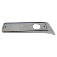 Left Front Side Marker Lamp Base for 1974-1991 Jeep SJ, J-Series; Chrome