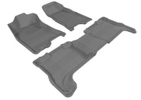3D MAXpider CHEVROLET COLORADO CREW CAB 2004-2012 KAGU GRAY R1 R2