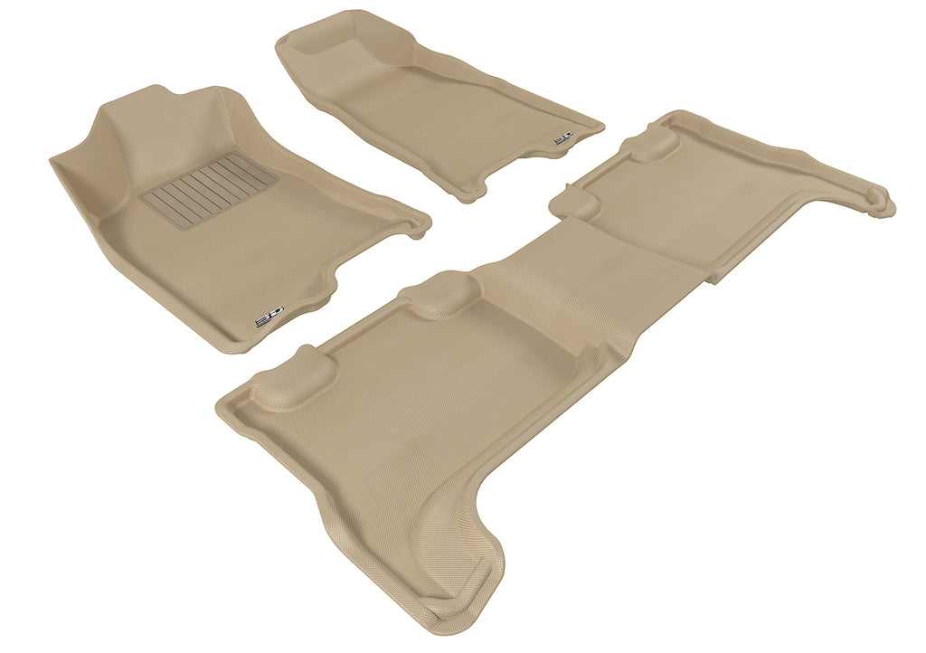 3D MAXpider CHEVROLET COLORADO CREW CAB 2004-2012 KAGU TAN R1 R2