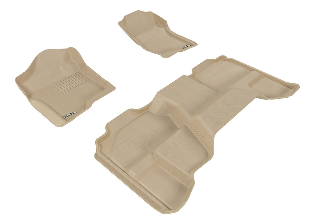 3D MAXpider CHEVROLET SILVERADO 1500 EXTENDED CAB 2007-2013 KAGU TAN R1 R2