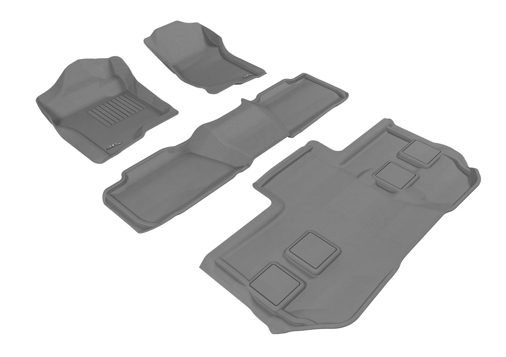 3D MAXpider CHEVROLET SUBURBAN WITH BUCKET 2ND ROW 2011-2014 KAGU GRAY R1 R2 R3