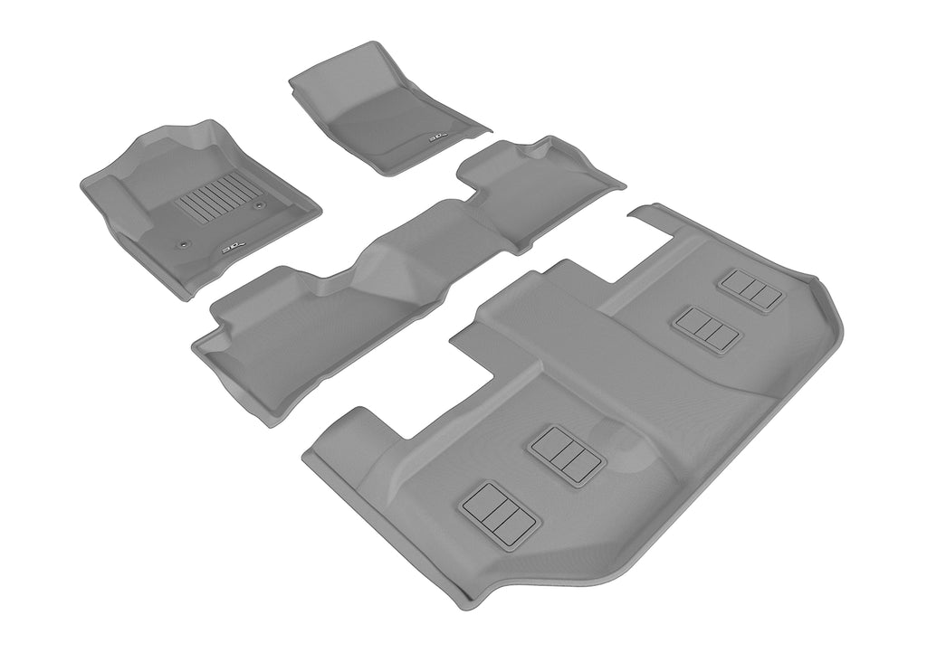 3D MAXpider CHEVROLET SUBURBAN WITH BUCKET 2ND ROW 2015-2020 KAGU GRAY R1 R2 R3