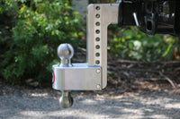 180 Hitch Stainless Steel Ball 8" Drop Hitch With 2.5" Shank