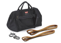 With Two Shackles; Two Load Straps and Gear Bag; Black