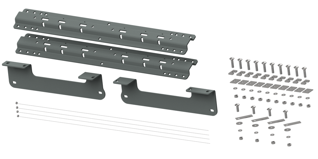 CUSTOM INSTALLATION MOUNTING BRACKET KIT FOR 5TH WHEEL HITCH