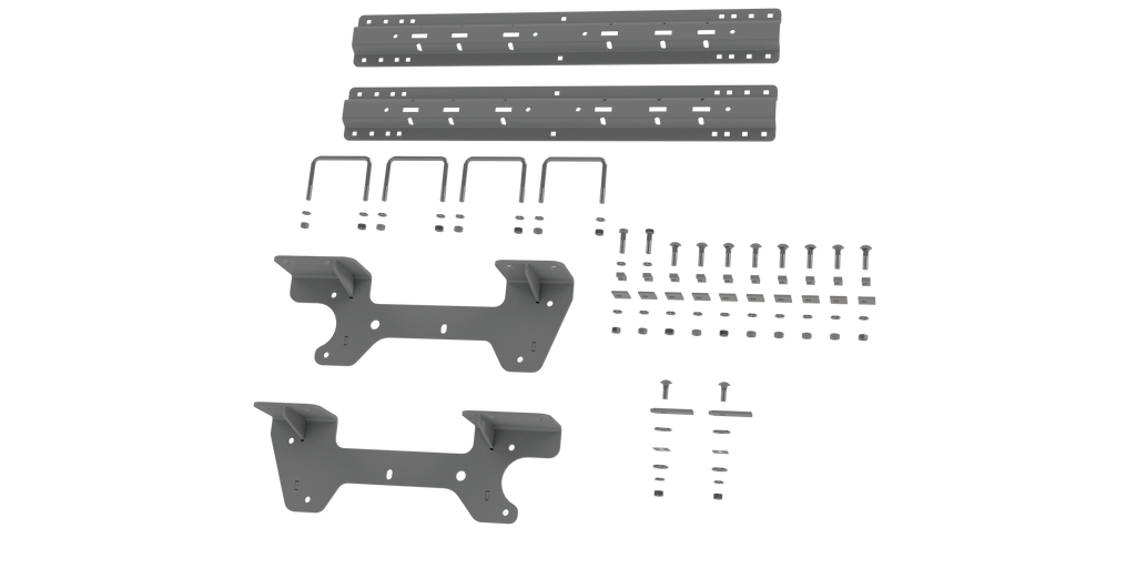 CUSTOM INSTALLATION MOUNTING BRACKET KIT FOR 5TH WHEEL HITCH