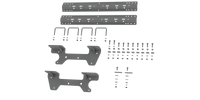 CUSTOM INSTALLATION MOUNTING BRACKET KIT FOR 5TH WHEEL HITCH