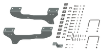 RVR2503 CUSTOM INSTALLATION KIT FOR UNIVERSAL MOUNTING RAILS FOR SOME GM TRUCKS