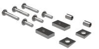 RVR3204 CUSTOM INSTALLATION KIT FOR UNIVERSAL MOUNTING RAILS FOR SOME TOYOTA TRUCKS