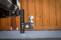 Steel Weigh Safe 8" Drop Hitch With 2" Shank (8K/15K GTWR)