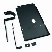 Oil Pan Plate; Powder Coated; Black; Steel