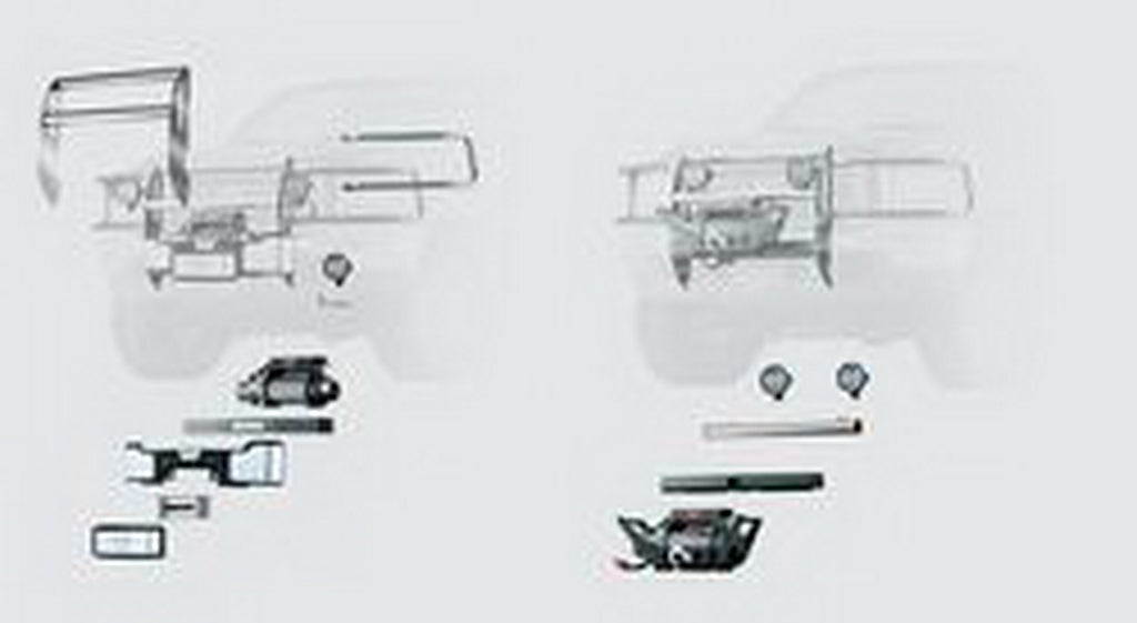 Powder Coated Black Without Brush Guard Without Skid Plate Without Step Plate