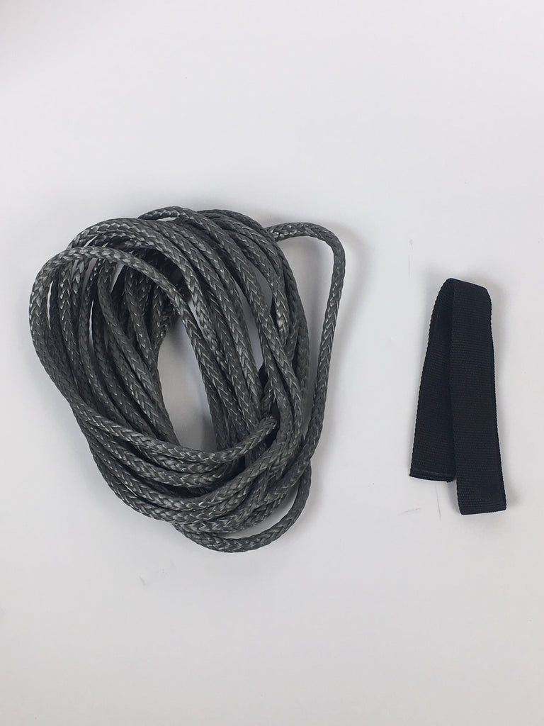 Synthetic Rope For Warn AXON 4500 RC Winch; 1/4 Inch Diameter x 27 Foot Length