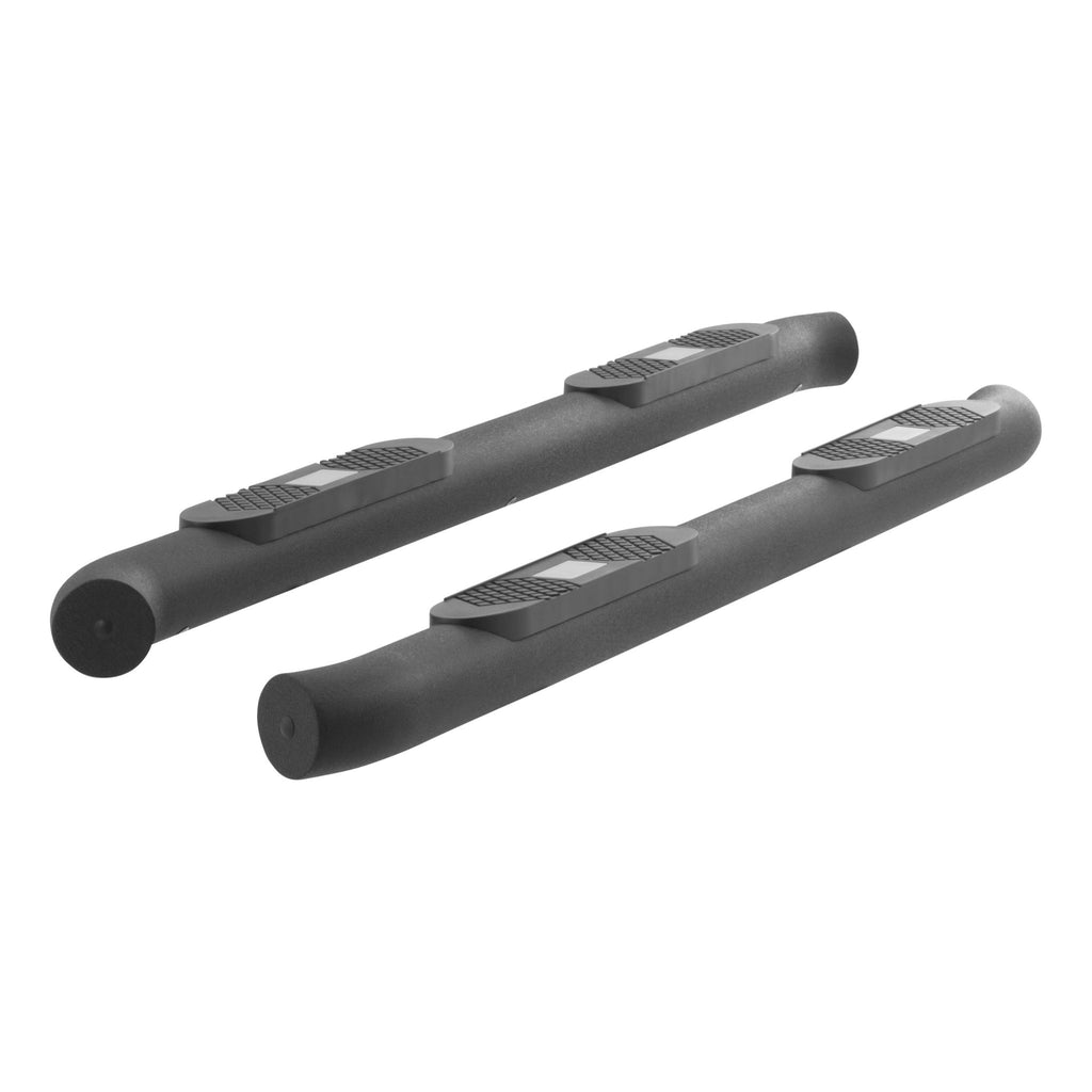 Big Step 4" Black Aluminum Round Side Bars Select Toyota Tacoma