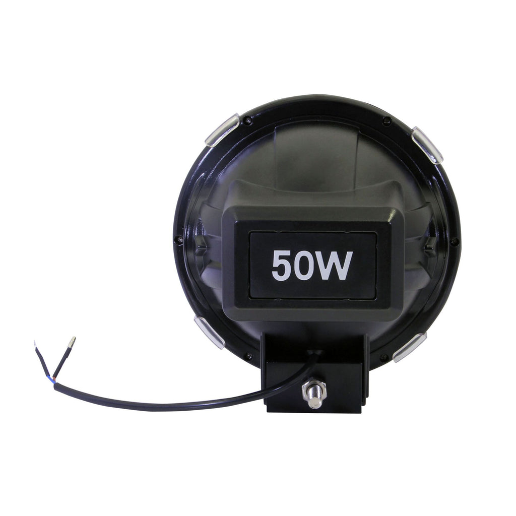 ANZO USA-861136 | HID Off Road Light; 7 in.; 50 Watt; w/AnzoUSA Red Bezel;