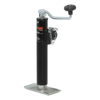 Pipe-Mount Swivel Jack with Top Handle (2000 lbs 10" Travel)