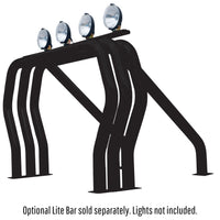 Go Rhino - 9109370TSB - Go Rhino! Bed Bars- Triple Bar/Single Kicker (Between Wheel Wells)