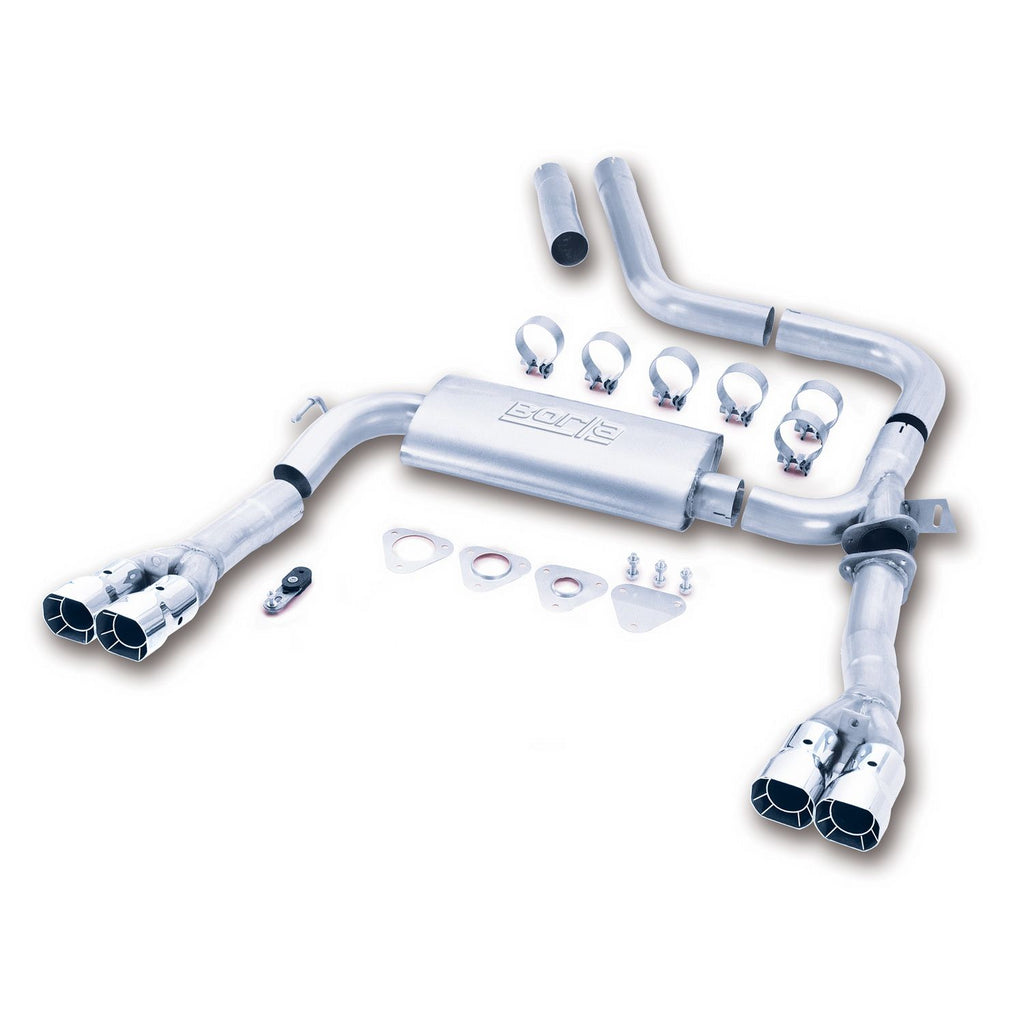 Borla 14780 | Borla S-Type Cat-Back  Adj. Exhaust System for 1998-2002 Chevrolet Camaro SS/Chevrolet Camaro Z/28 Pontiac Firebird/Pontiac Trans-Am 5.7L V8 Automatic and Manual Transmission Rear Wheel Drive (RWD) 2-Door Coupe; Convertible.