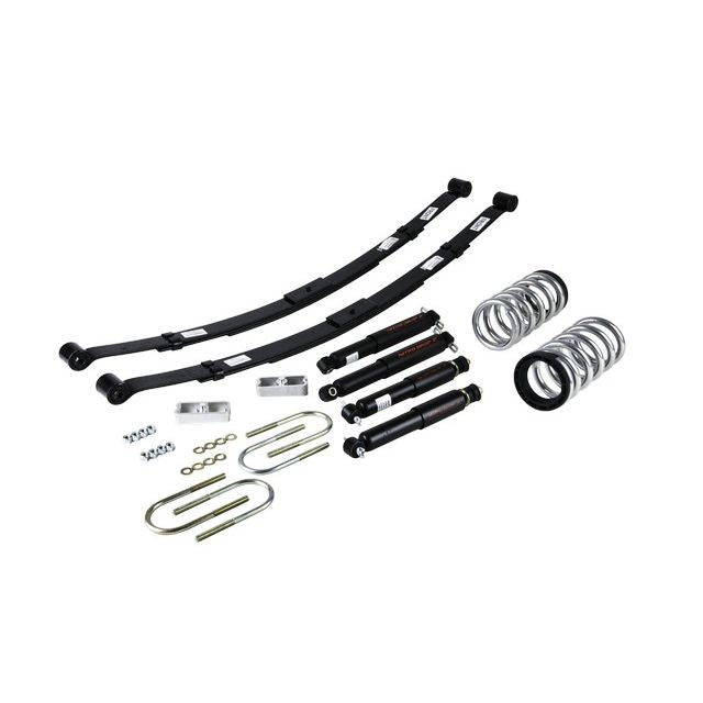 BELLTECH 569ND LOWERING KITS  Front And Rear Complete Kit W/ Nitro Drop 2 Shocks 1998-2003 Chevrolet Blazer/Jimmy 6 cyl. 2 in. or 3 in. F/4 in. R drop W/ Nitro Drop II Shocks