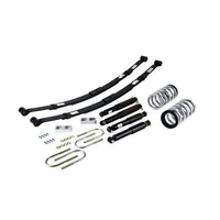 BELLTECH 569ND LOWERING KITS  Front And Rear Complete Kit W/ Nitro Drop 2 Shocks 1998-2003 Chevrolet Blazer/Jimmy 6 cyl. 2 in. or 3 in. F/4 in. R drop W/ Nitro Drop II Shocks