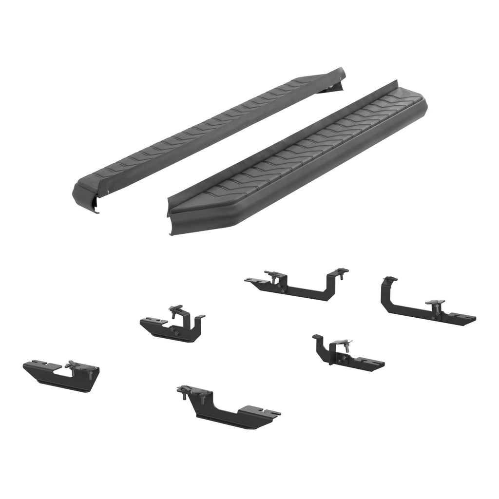 AeroTread 5" x 70" Black Stainless Running Boards Select Ford Escape
