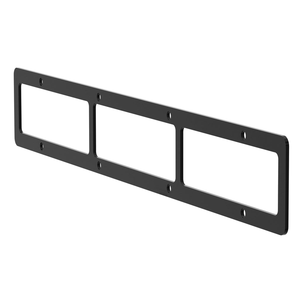 Pro Series 20-Inch Black Steel Light Bar Cover Plate