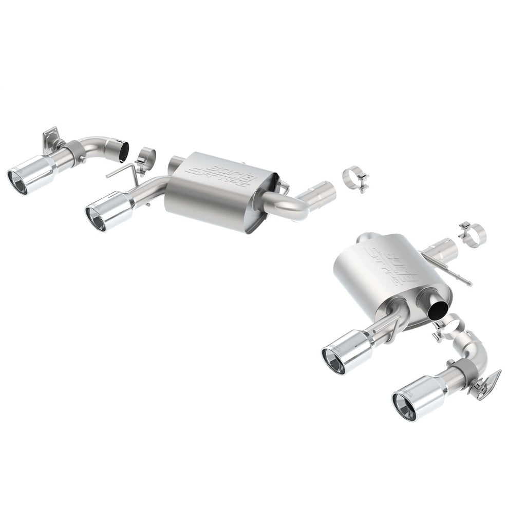 Borla 11924 | Borla S-TYPE W/DUAL MODE EXH. VALVES D RD RL AC SR TIP: 4.0" RD X 6.25 for 2016-2021 Camaro SS 6.2L V8 AT/MT RWD 2DR 2.75", 2.50" "S-TYPE W/DUAL MODE EXH. VALVES D RD RL AC SR TIP: 4.0" RD X 6.25".
