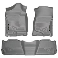 Husky Liners 98262 | Husky Liners Front & 2nd Seat Floor Liners, Fits 07-14 ESCALADE ESV/SUBURBAN/YUKON XL/AVALANCHE(NOT HYBRID) FRONT & 2ND SEAT FLOOR LINER GREY