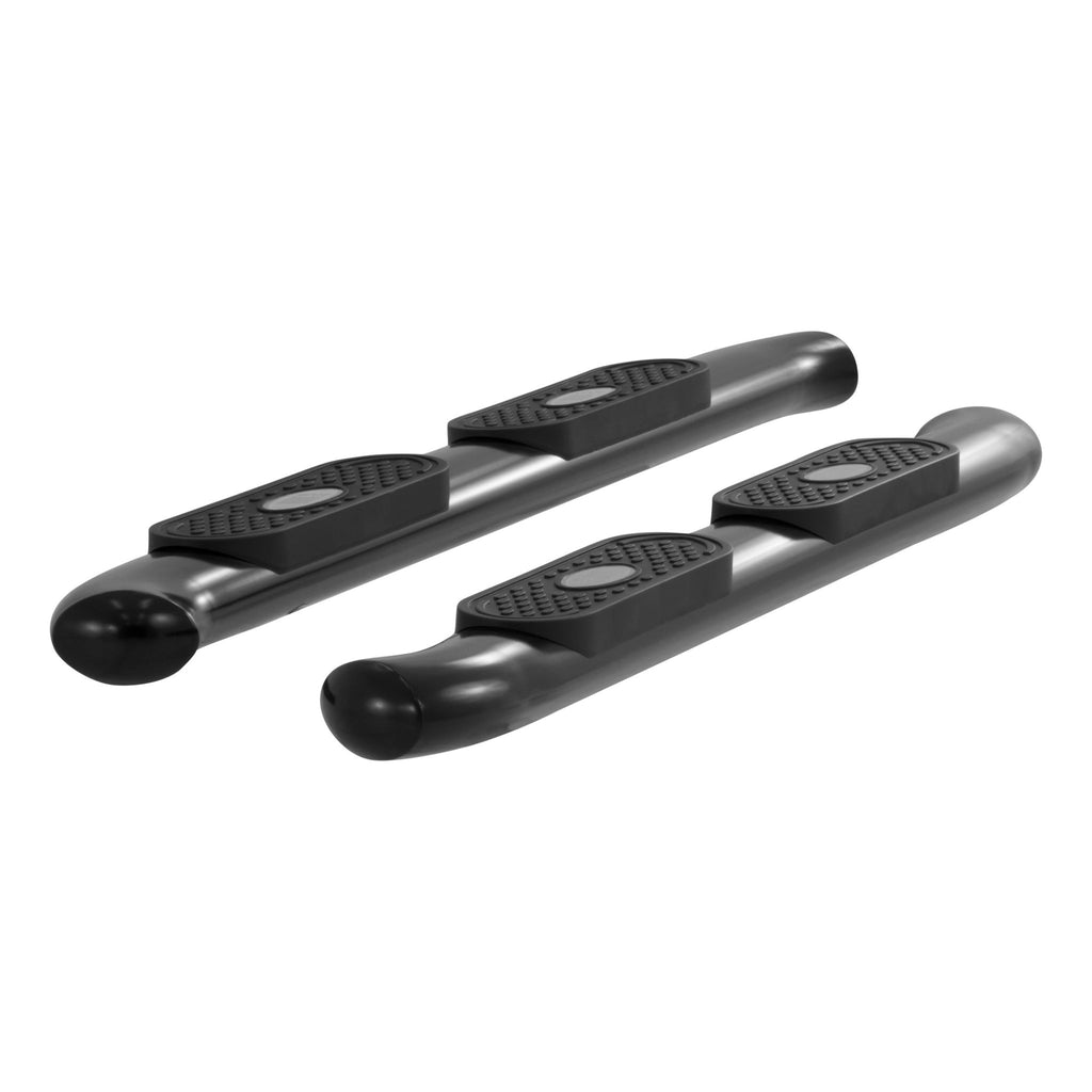 4" Black Steel Oval Side Bars Select Toyota FJ Cruiser