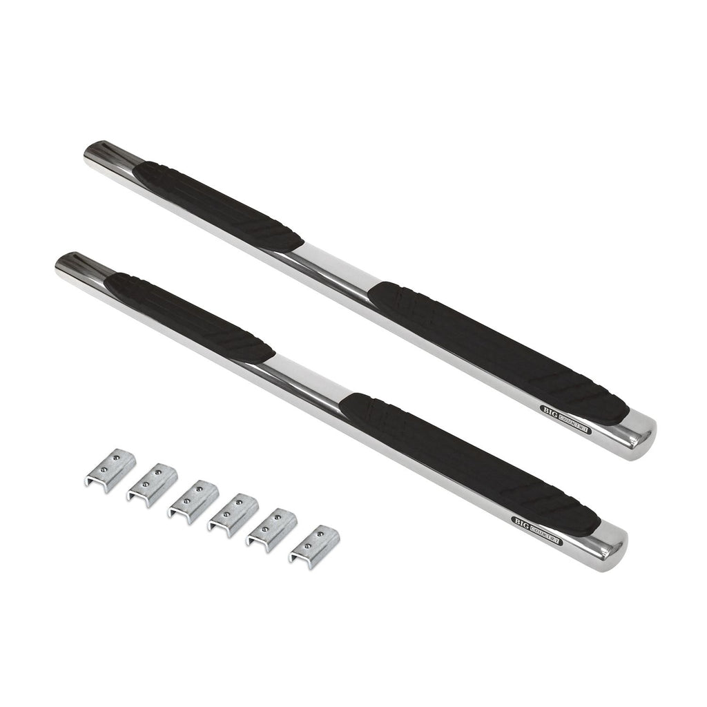 Go Rhino - 684490267PS - 4in OE Xtreme SideSteps Kit - 67in Long Stainless + Mounting Brackets