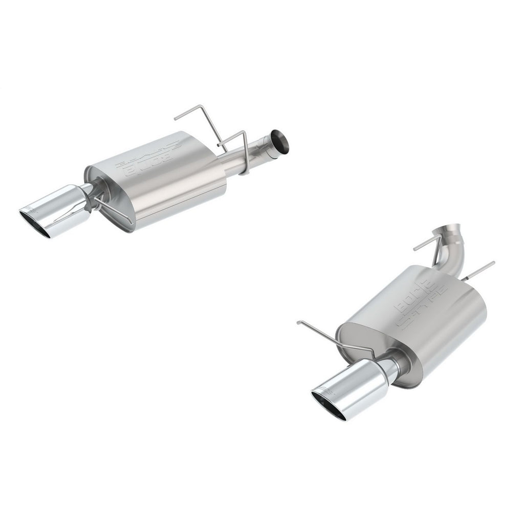 Borla 11837 | Borla S-Type Axle-Back Exhaust System for 2013-2014 Ford Mustang GT/ 2013-2014 Boss 302 - 5.0L V8 Automatic; Manual Transmission; Rear Wheel Drive 2-Door Coupe; Convertible.