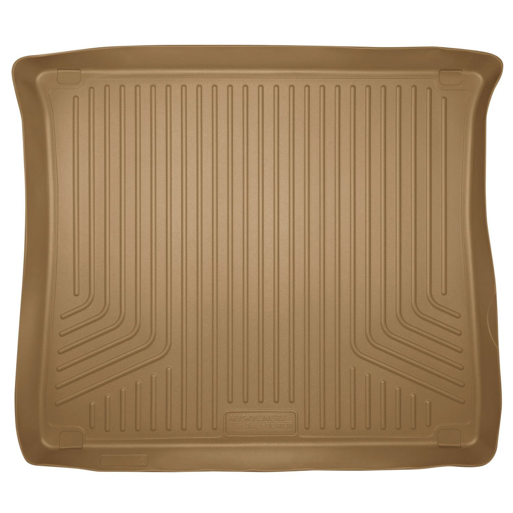 Husky Liners 21143 | Husky Liners Cargo Liner, Fits 10-15 SRX WEATHERBEATER REAR CARGO LINER - BEHIND 2ND ROW SEATS TAN