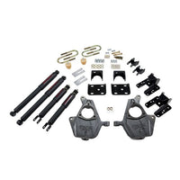 BELLTECH 679ND LOWERING KITS  Front And Rear Complete Kit W/ Nitro Drop 2 Shocks 2004-2006 GMC Sierra Denali (Crew Cab 4DR) 2 in. F/4 in. or 5 in. R drop W/ Nitro Drop II Shocks