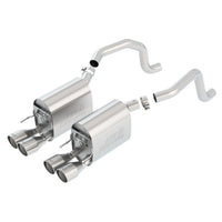 Borla 11811 | Borla S-Type II Axle-Back Exhaust System for 2009-2013 Chevrolet Corvette (C6) 6.2L V8 Automatic; Manual Transmission; Rear Wheel Drive (RWD) 2-Door Coupe; Convertible.