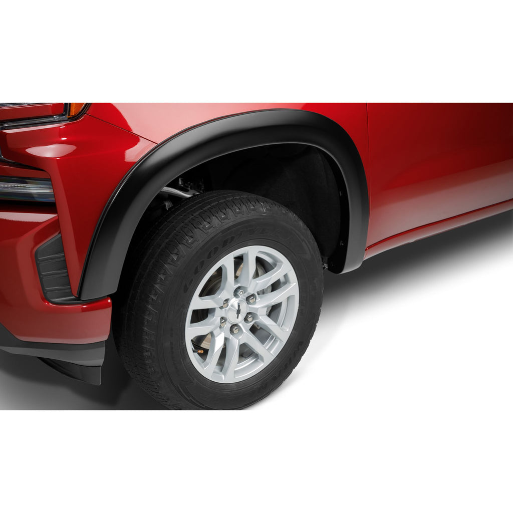 Bushwacker 40153-02 Black OE-Style Smooth Finish Front Fender Flares for 2019-2022 Chevrolet Silverado 1500