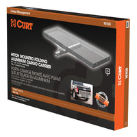 60" x 20" Aluminum Tray-Style Cargo Carrier (Folding 2" Shank 500 lbs.)