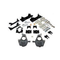 BELLTECH 662 LOWERING KITS  Front And Rear Complete Kit W/O Shocks 2005-2006 Chevrolet Silverado/Sierra (Ext Cab w/ Factory Front Torsion bar) 3 in. or 4 in. F/6 in. R drop W/O Shocks