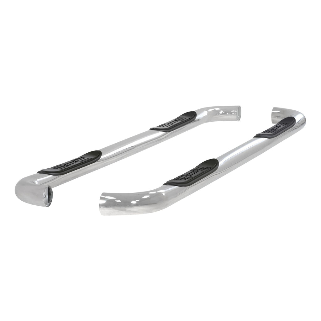 3" Round Polished Stainless Side Bars Select Ford Excursion F-250 F-350