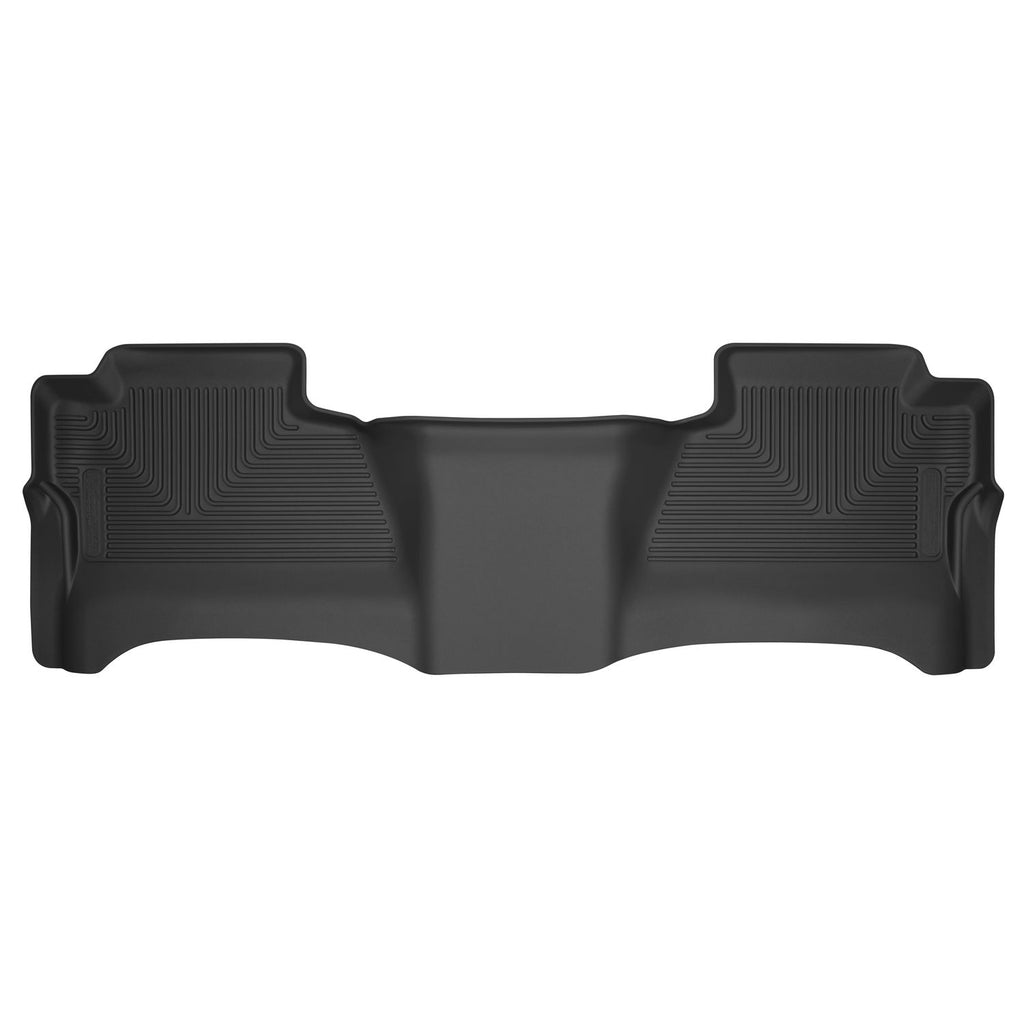 Husky Liners 53211 | Husky Liners 2nd Seat Floor Liner, Fits 14-18 SILVERADO/SIERRA CREW CAB REAR XACT LINERS BLACK