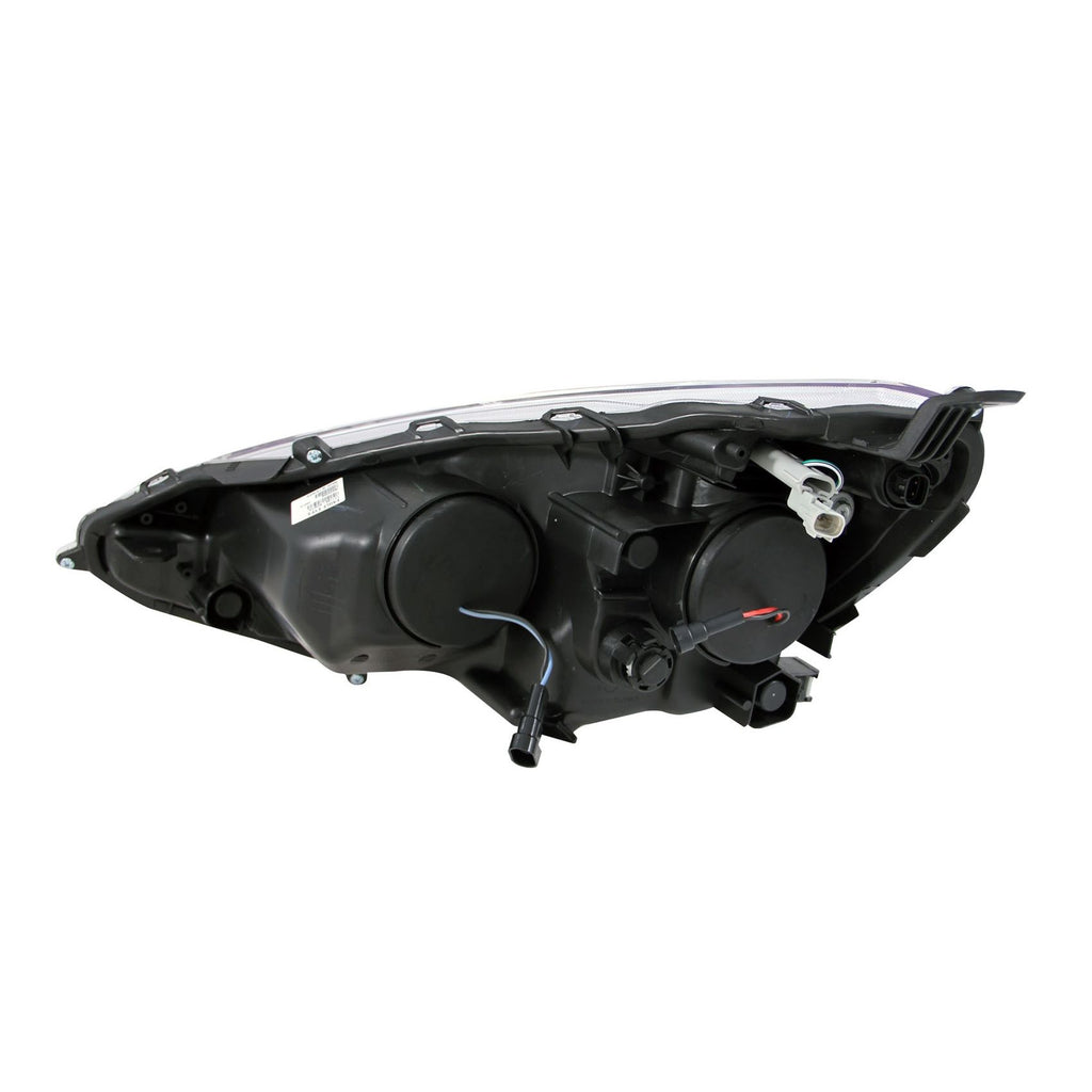 ANZO USA-121473 | Projector Headlight Set; Clear Lens; Chrome Housing;Pair w/Plank Style Design;