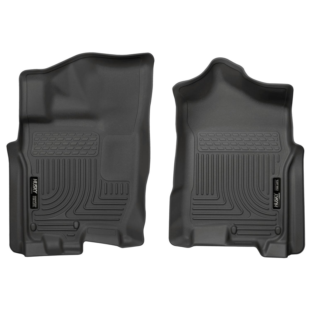 Husky Liners 13601 | Husky Liners Front Floor Liners, Fits 16-16 TITAN XD FRONT FLOOR LINERS WEATHERBEATER SERIES BLACK