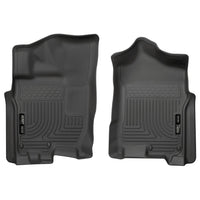 Husky Liners 13601 | Husky Liners Front Floor Liners, Fits 16-16 TITAN XD FRONT FLOOR LINERS WEATHERBEATER SERIES BLACK