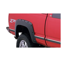 Bushwacker 40062-02 Black Pocket/Rivet Style Smooth Finish Rear Fender Flares for 1988-1999 Chevrolet C/K 1500 R2500; 1992-1994 Blazer; 1997-1999 Tahoe