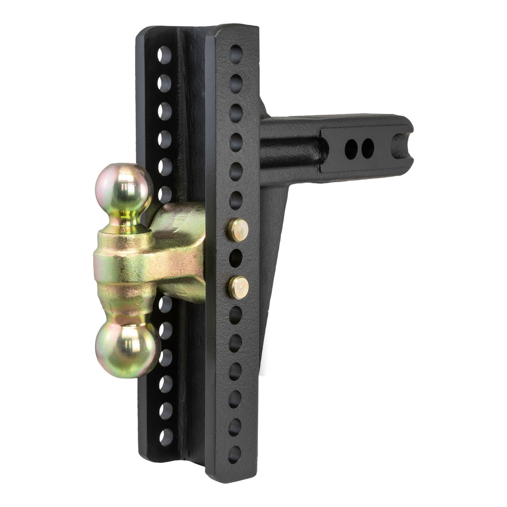 Adjustable Channel Mount Dual Ball (2-1/2" Shank 20000 lbs. 10-3/8" Drop)