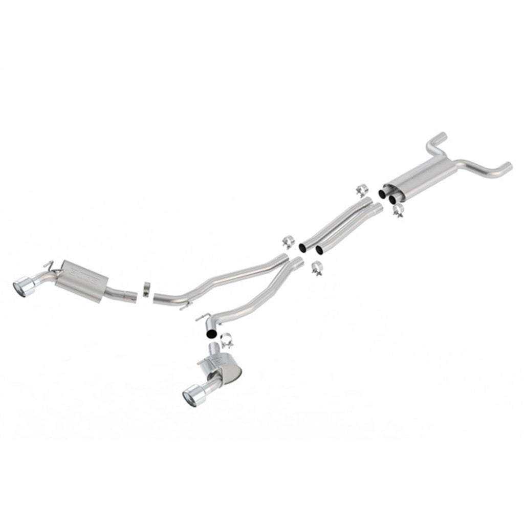 Borla 1014035 | Borla Touring Cat-Back  Exhaust System for 2010-2013 Chevrolet Camaro SS 6.2L V8 Automatic; Manual Transmission; Rear Wheel Drive 2-Door Inc. Convertible EC-Type Approved.